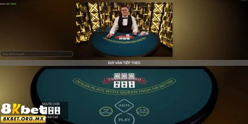 Bàn chơi casino online có dealer