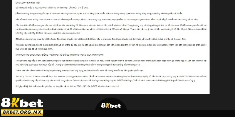 Điều gì trước lúc rút tiền cần chú ý