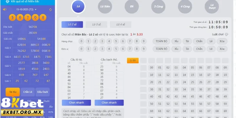 Lô đề là game có hệ số chi thưởng khủng