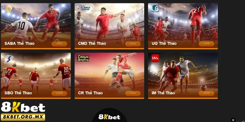 Sảnh 8Kbet – điểm hẹn của tín đồ mê thể thao
