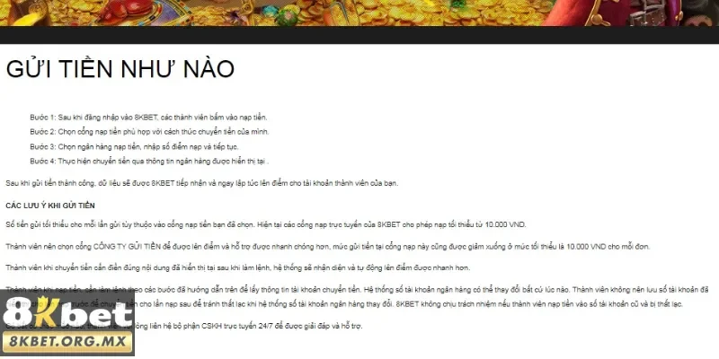 Thực hiện yêu cầu để giao dịch hoàn tất nhanh