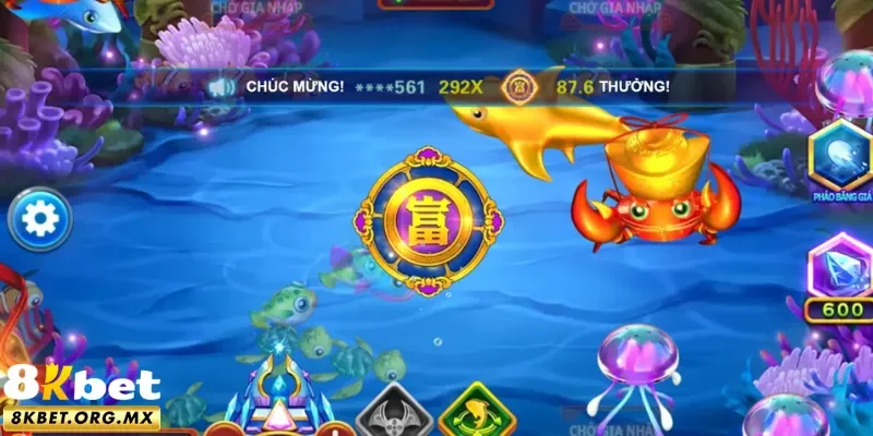 Trải nghiệm Bắn cá phát tài 8Kbet