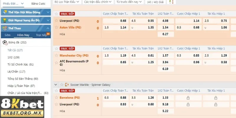 Vô số kèo chơi thỏa mãn anh em