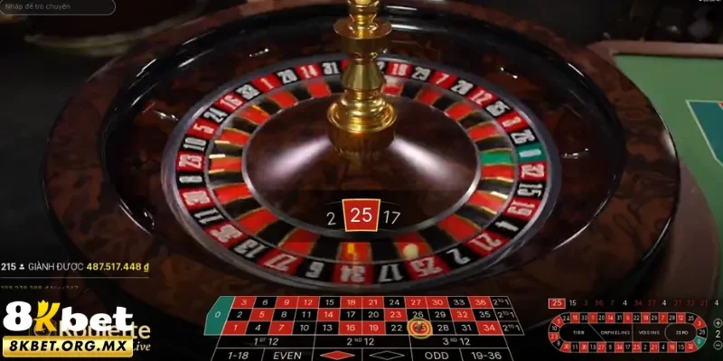 Vòng xoay là điểm nhận diện quen thuộc của Roulette