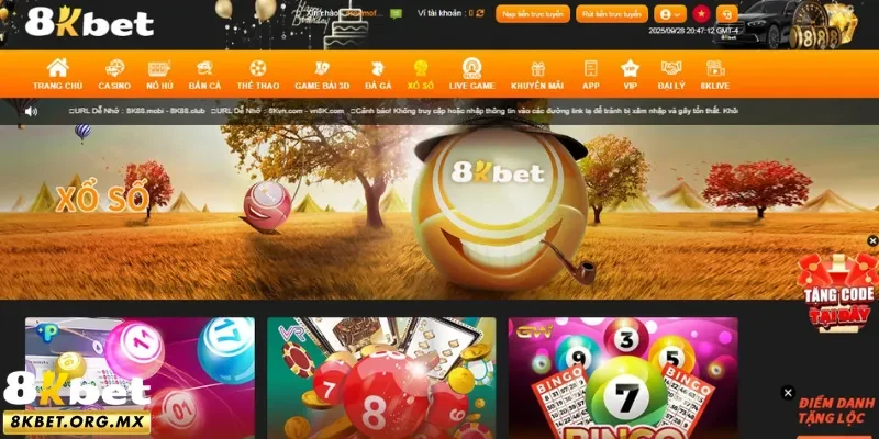 xổ số 8Kbet
